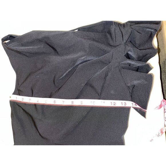 Diane Von Furstenberg Sleeveless Ruffle  Minimalist Mini Dress Women's Size 0 - Picture 8 of 11